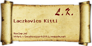 Laczkovics Kitti névjegykártya